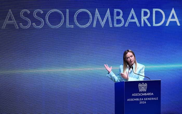 Meloni ad Assolombarda: «L'Italia non è in Europa per dire sempre sì». Focus su energia e crescita