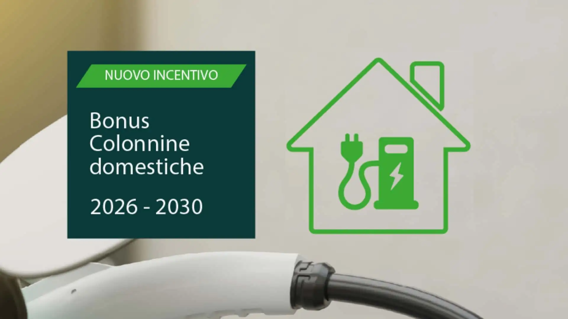 Incentivi per colonnine di ricarica 2026: al via le richieste per un contributo fino a 1.500 euro