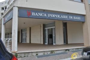 MATERA, RAPINA IN BANCA IN VIA LA MARTELLA